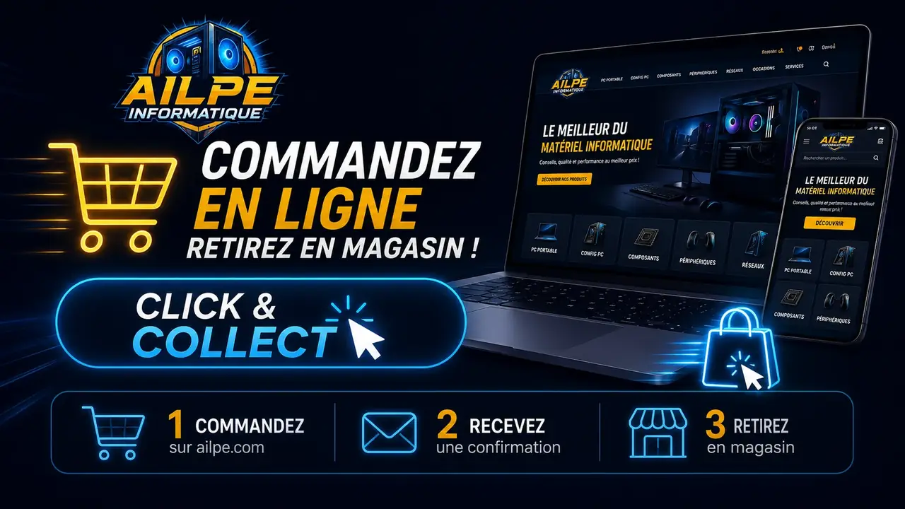 Commandez en ligne sur ailpe.com et retirez en magasin à Jacou